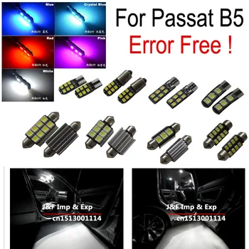 

15 pcs X 100% canbus error free LED bulb Interior dome map Light Kit Package for passat b5 (1998-2005)