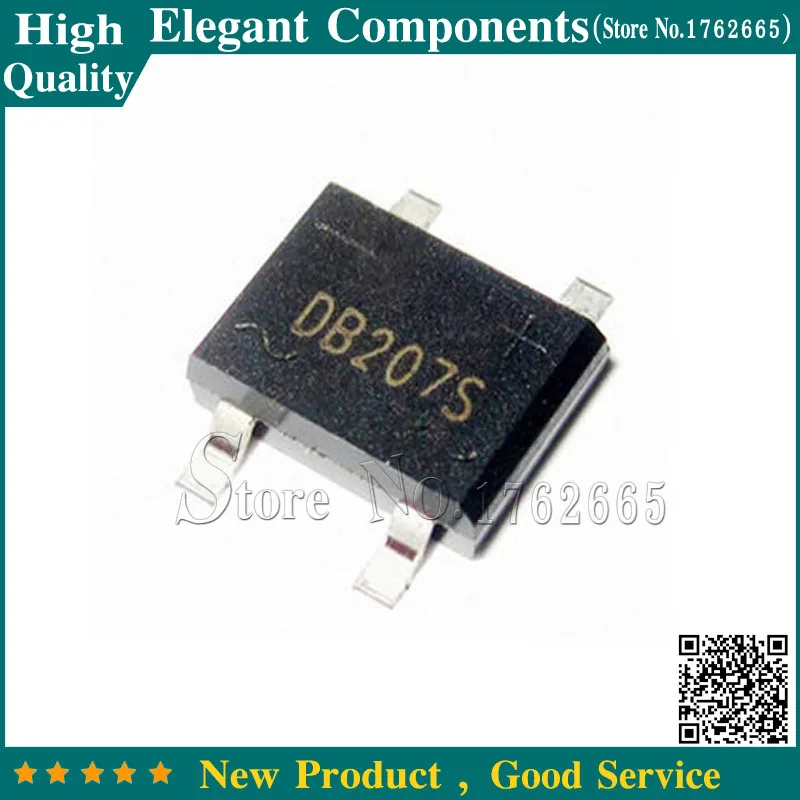 20PCS DB207 ESP DB207S SOP 2A 1000V Rectifier bridge Free Shipping -in ...