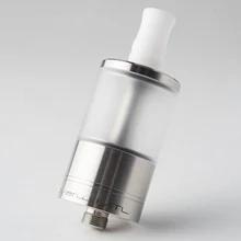 Dvarw MTL Style RTA Silver 316 SS 5ml/3.5ml/2ml capacity 22mm Rebuildable Tank with AFC insert airflow dual post build deck RTA Dvarw MTL Style RTA Silver 316 SS 5ml/3.5ml/2ml capacity 22mm Rebuildable Tank with AFC insert airflow dual post build deck RTA