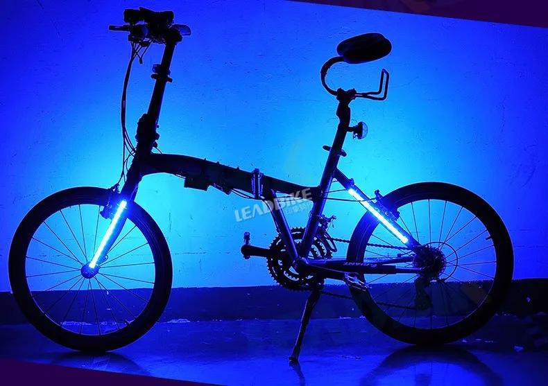 Leadbike, новинка, велосипедный передний/задний светильник, вилка, светильник, 8 моделей, 24 светодиода, для горного велосипеда, для дорожного велосипеда, Предупреждение ющий задний фонарь для ночной езды