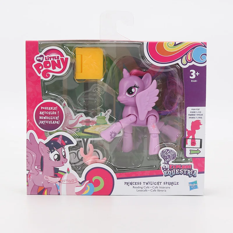 Игрушки My Little Pony Cutie Mark Magic Miss Pommel Радуга тире Сумерки сверкающие ПВХ экшн фигурки