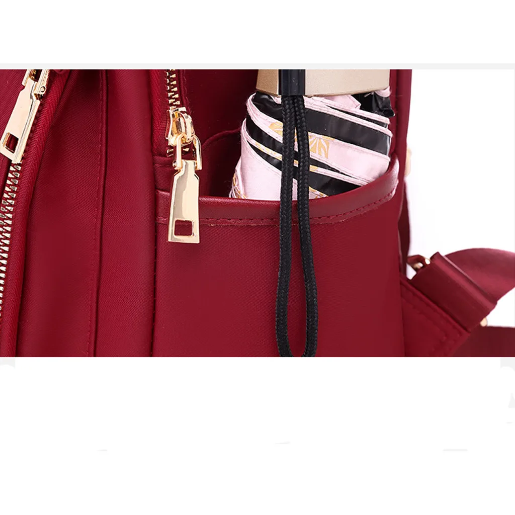 Модный повседневный женский рюкзак, Одноцветный, ткань Оксфорд, большая вместительность, Студенческая сумка, дорожная прозрачная пляжная сумка
