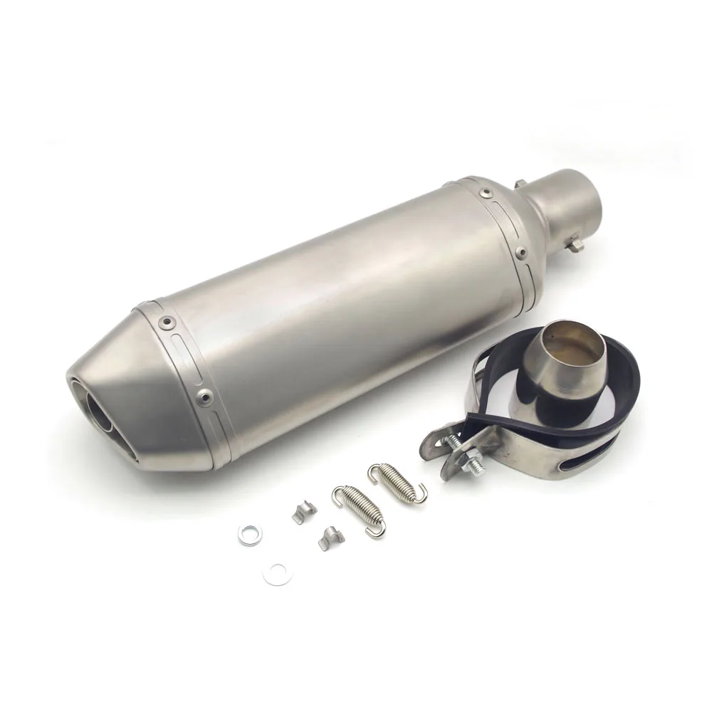 Para BMW F800GS G650GS HP4 R1200GS S1000R F700GS R1200 51mm de la motocicleta tubo de Escape Moto GP escapar de Scooter deporte de escape