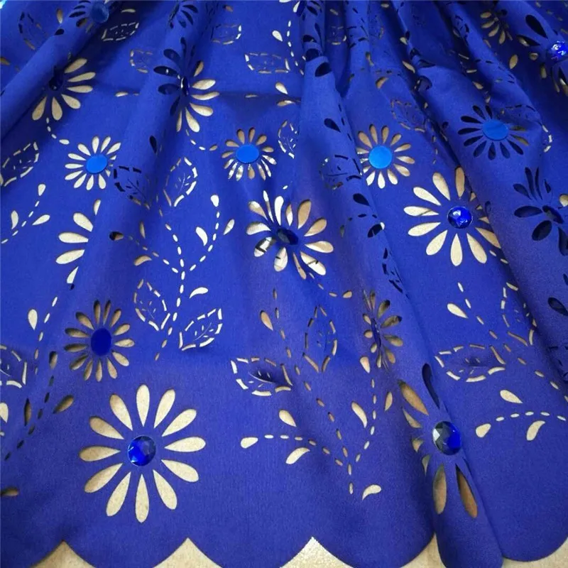 

New arrival Hollowed out Laser Cutting Flower Fabric with stones and Sequins JC12 Free Shipping Wedding Dress Tulle Lace Fabric