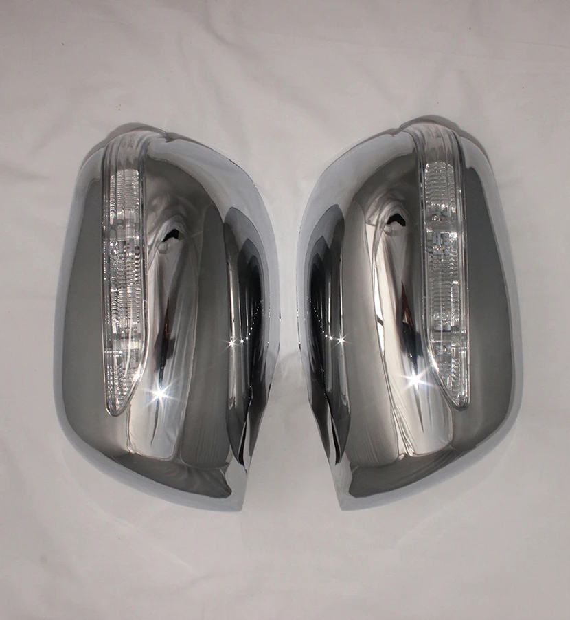 Для Honda Fit Jazz 2007 2008 2009 2010 2011 2012 2014 2 шт. ABS хромированные чехлы на дверные зеркала