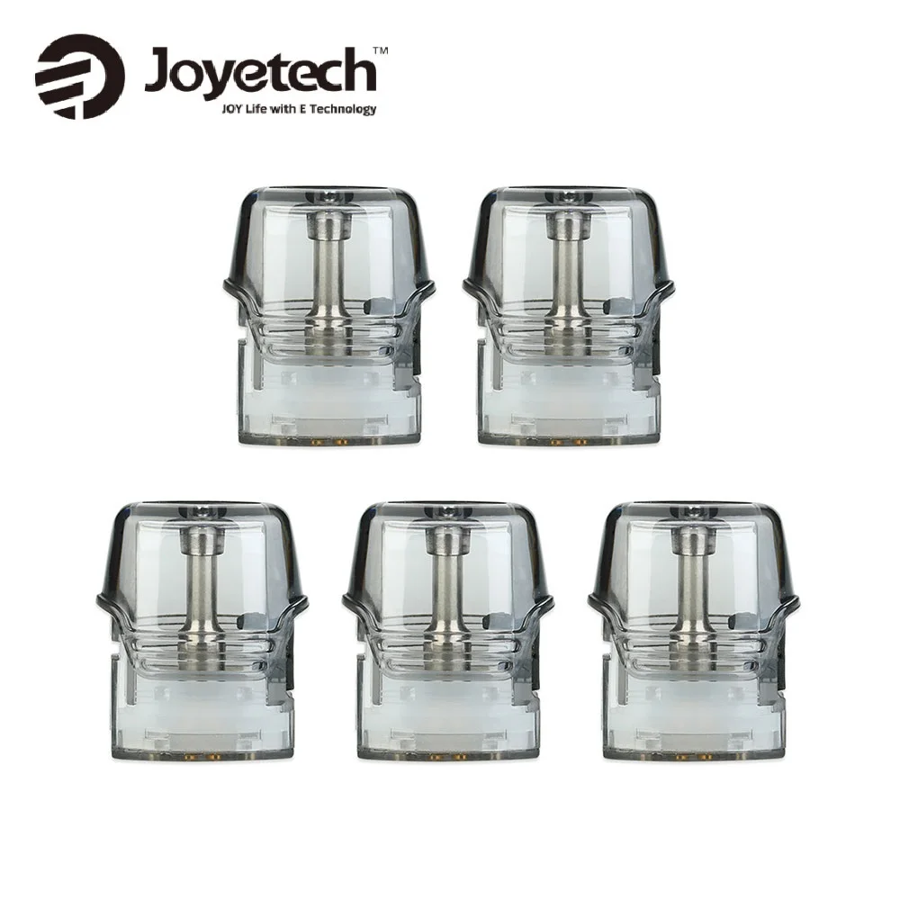 

5pcs Original Joyetech RunAbout Pod Cartridge 2ml Capacity with Side Filling & 1.2ohm Built-in Coil for Joyetech RunAbout Vape