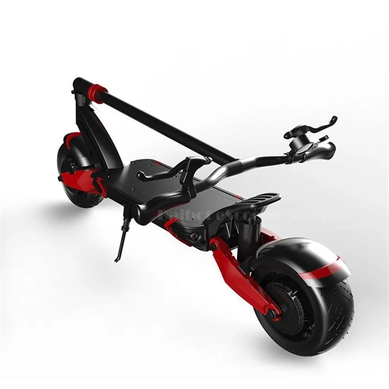 Daibot внедорожный электрический скутер 2 колесных электрических скутеров с двойным приводом 1000 Вт 10 дюймов 52 в 65 км/ч Электрический самокат для взрослых