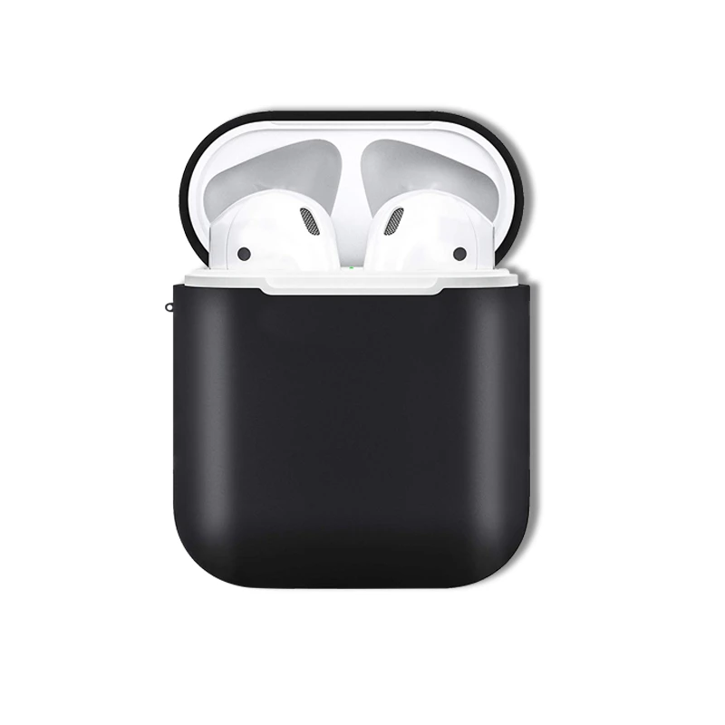 Жесткий чехол Caletop для Apple, аксессуары для airpods, мягкий чехол s i12 i10, беспроводные наушники TWS, защитный чехол, футляр для наушников - Цвет: Черный