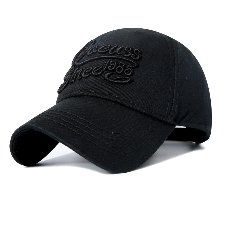 

MTTZSYLHH custom spring and summer new three-dimensional embroidery baseball cap tide sun hat outdoor travel cap