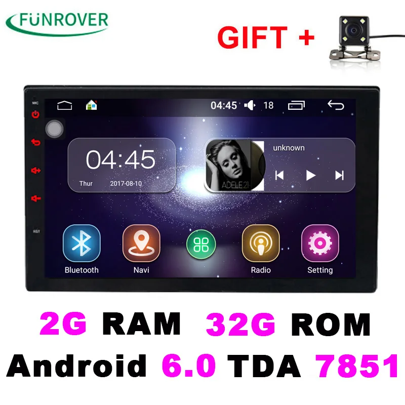 2017 Sale 2 Double Din Universal font b Car b font Radio Dvd Player Stereo 2g