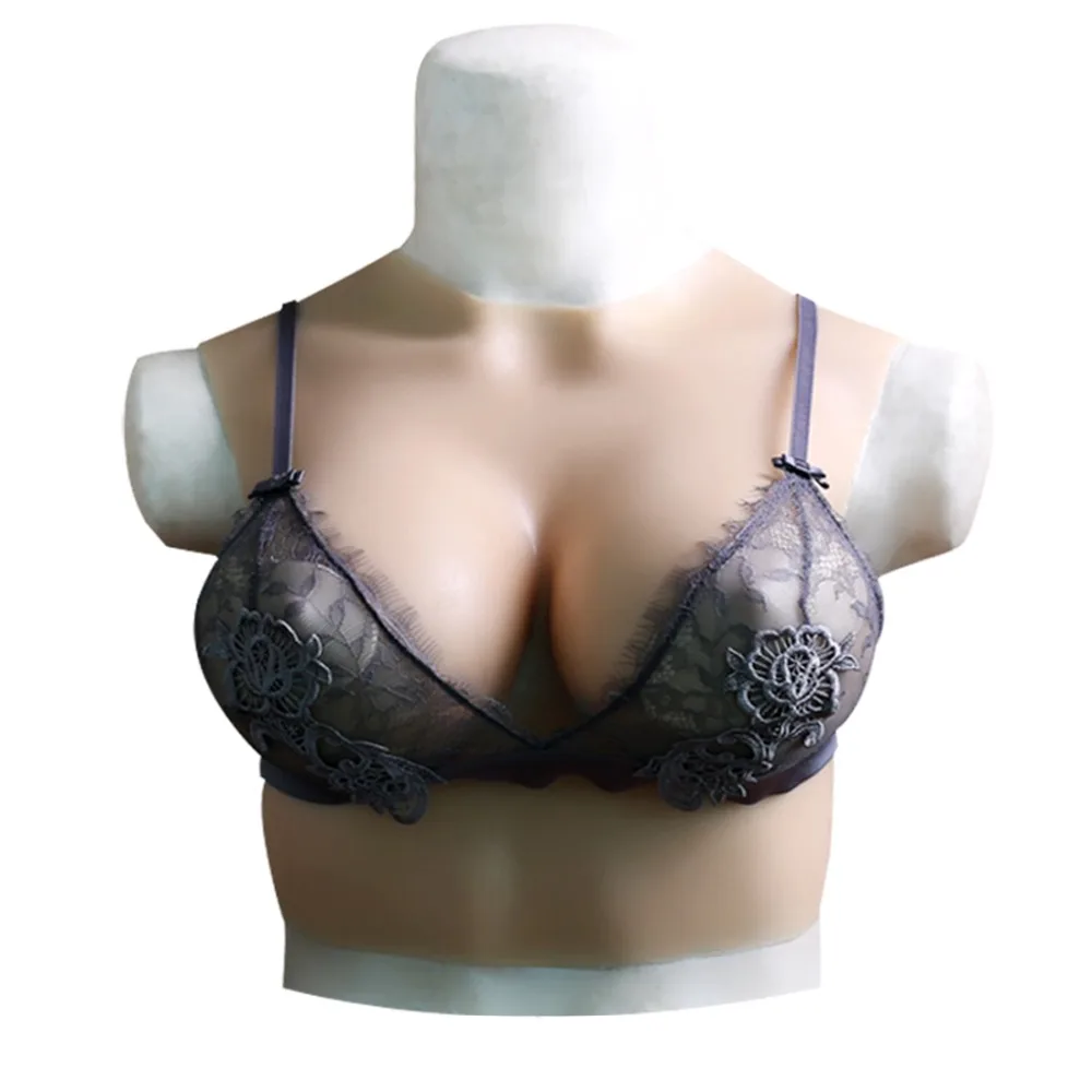 

Silicone Round Collar Breast Forms Realistic High quality Artificial Boobs Enhancer Huge Breasts Boob Crossdresser Shemale tit