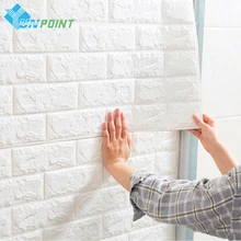 3D настенные наклейки на стену с рисунком кирпича, самоклеющиеся обои для спальни, гостиной, сделай сам, домашний декор, водостойкая защита от столкновений