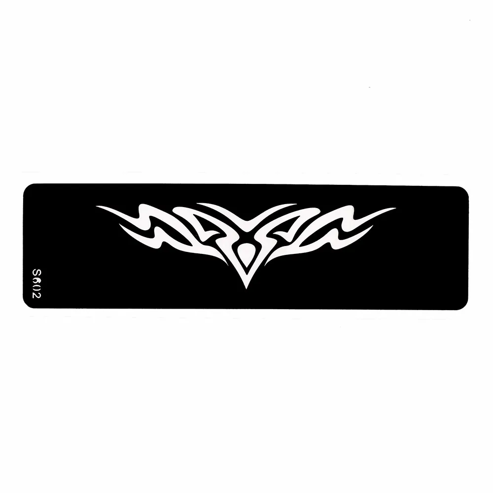6 Sheets Small Hollow Henna Tattoo Stencil Dragon Totem Geometry Pattern Women Men Body Art Indian Mehndi Tattoo Stencil S600#01 (1 (7)