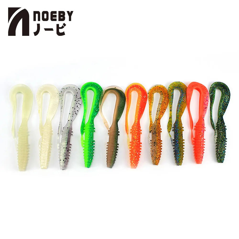 

NOEBY Soft Lure S3117 Grub 10cm 4.6g Lifelike Swimbait 8cm 2.5g Worm Lures 6cm 1g Artificial Bait Fishing Tackle Pesca