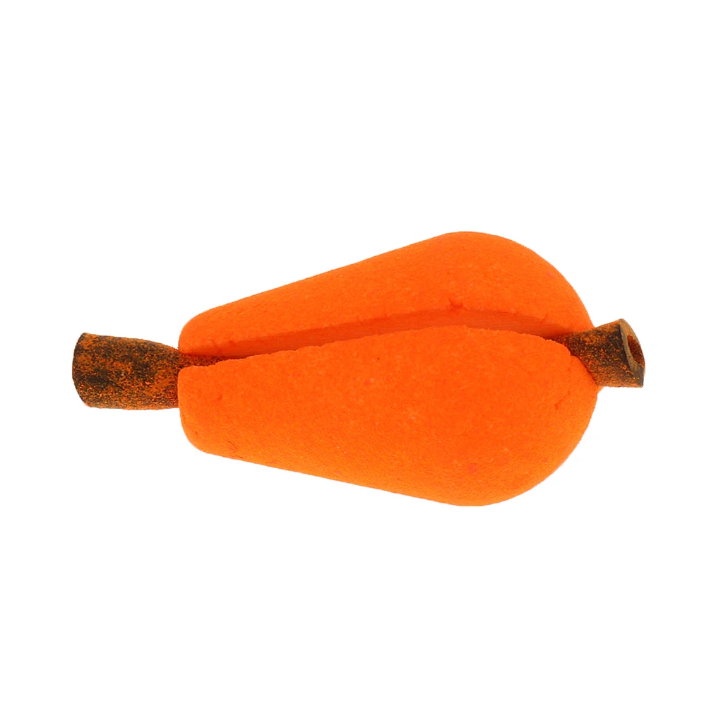 6 Pieces Drop shaped Fishing Float Fly Fishing Water Drop Foam Strike Indicator 0.79 x 0.39 inch