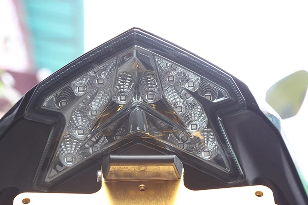 Кронштейн для номерного знака мотоцикла SMOK светодиодный светильник MT10 Harley Road King