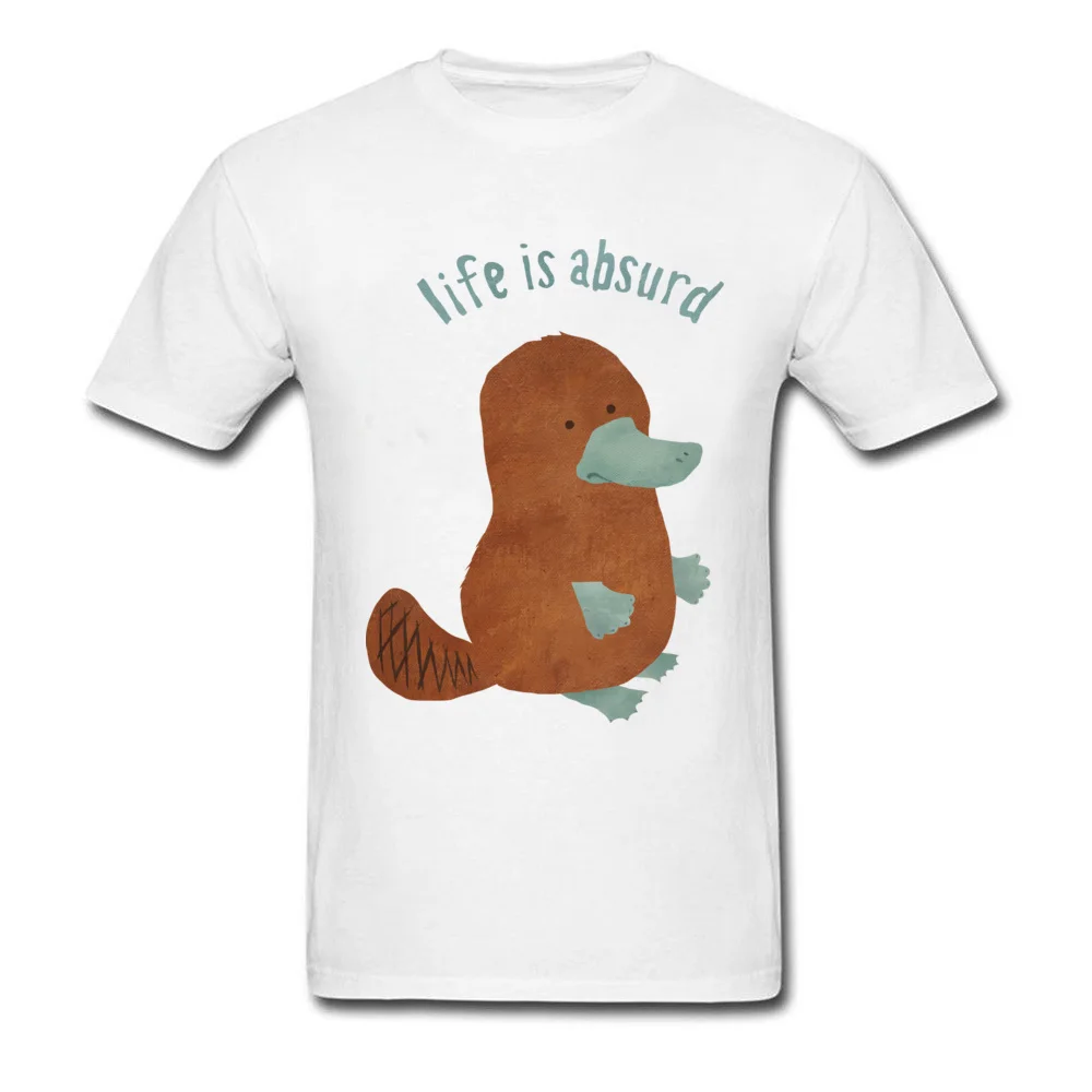  Mens Tshirts Platypi Dont Lie Gift Tops T Shirt Cotton Crewneck Short Sleeve Print T Shirt Summer Wholesale Platypi Dont Lie white