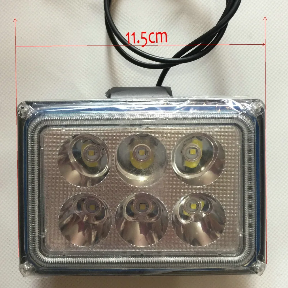 LED Scooter Frontlight 12-85v Car Light 6 Beads High Lightness Motorcycle Electric Bike Tricycle Dirt Lamp Diy Repair Parts | Спорт и