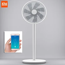 Xiaomi пульт дистанционного управления вентилятор Mijia умный напольный вентилятор DC Частота WiFi телефон приложение пульт дистанционного управления Встроенный аккумулятор