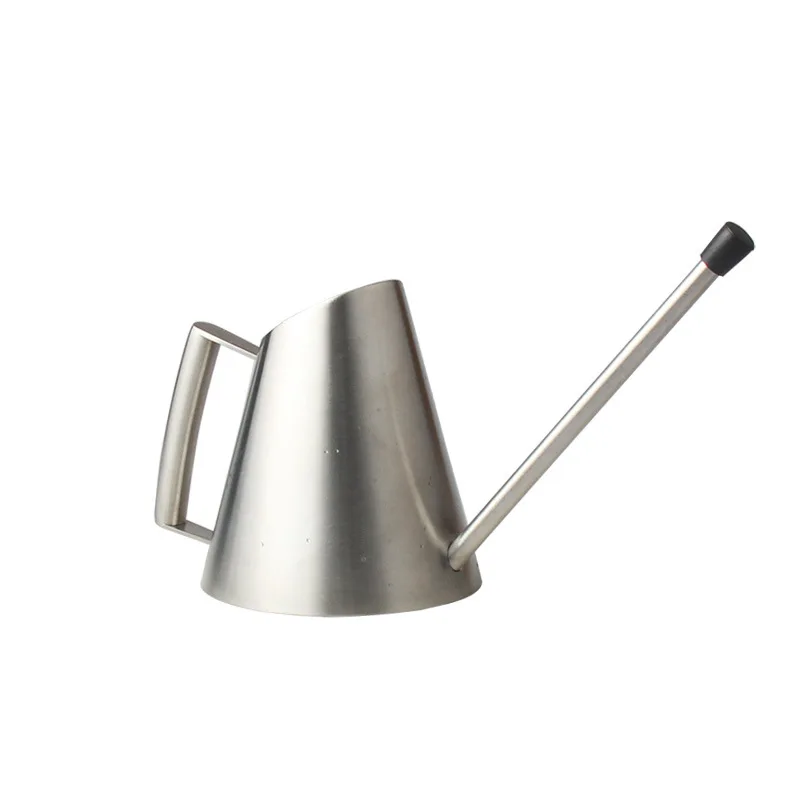1.5L stainless steel watering flower bottle fine mouth drip flower pot watering cane long mouth succulent plant watering device