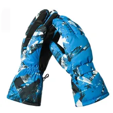 Мужские и женские лыжные перчатки, защита от ветра, водонепроницаемые зимние перчатки, уличные перчатки для кемпинга, Лыжные рукавицы, утолщенные перчатки для сноуборда