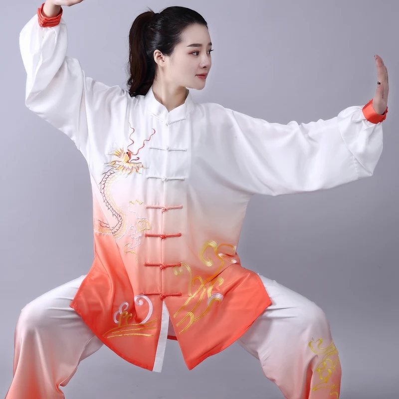 Chinese velvet Wushu Kung Fu Taichi Uniform Martial Art Clothes Set Wing Chun 