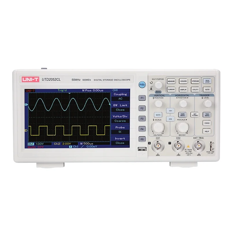 

Hot Sale Original High Precision UNI-T UTD2000L Series Digital Storage Oscilloscope 2CH 25/50MHz 250/500MS/s LCD Scopemeter