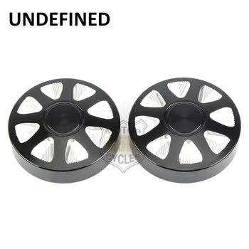 

Black Motorcycle Burst Front Fork Cap Nut Cover CNC Aluminum For Victory High-Ball Judge Gunner Boardwalk UNDEFINED