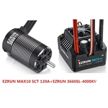 Hobbywing EZRUN MAX10 SCT 120A бесщеточный ESC+ 3660 G2 3200KV/4000KV/4600KV Бесколлекторный двигатель комплект для 1/10 RC автомобилей Грузовик