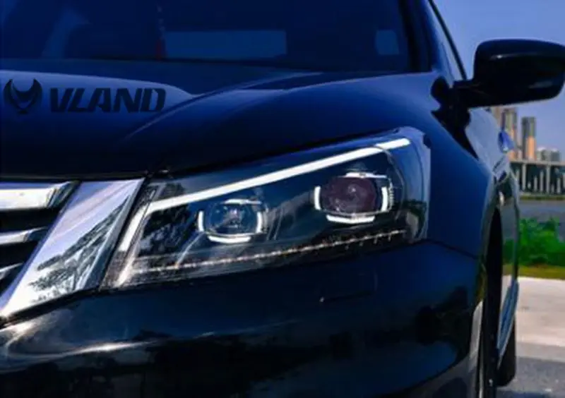 VLAND завод для автомобильных головных ламп Accord светодиодный светильник 2008 2013