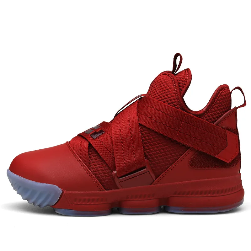 European and American Basketball Shoes, Men's Shoes, Outdoor Large Sports Shoes, Women's Skid-proof Flying Weaving Slippers