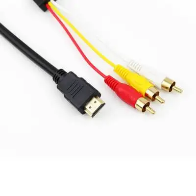 1 5 м HDMI M папа до 3 RCA М видео аудио компонент преобразователя AV адаптер кабель DVD