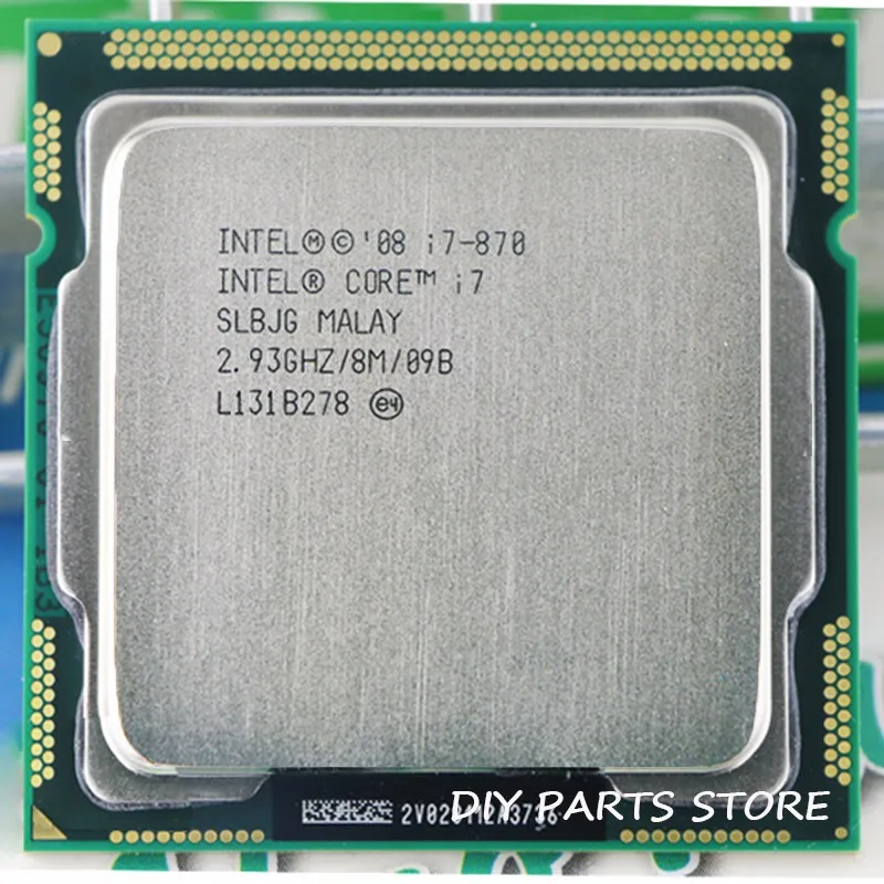 Процессор Intel Core I7 870 I7-870 I7 2,9 ГГц/8 Мб разъем LGA 1156 процессор поддерживаемая память: DDR3-1066, DDR3-1333