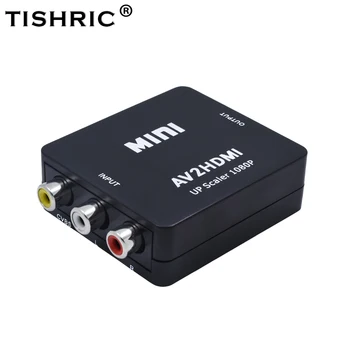 

TISHRIC 10Pcs AV2HDMI RCA AV CVBS To HDMI Video Converter Box AV To HDMI Composite Scaler Monitor Adapter For PC Xbox Projecto