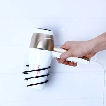 

Hair Dryer Rack Household Bathroom Hair Dryer Storage Shelf Bathroom Rack Wall Mounted Air Tube Rack