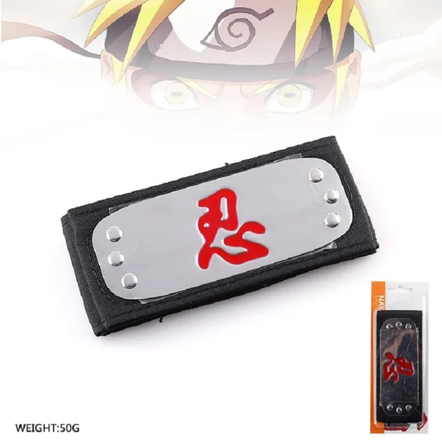 1pc Cool Naruto Forehead Fashionable Guard Headband Cartoon Anime