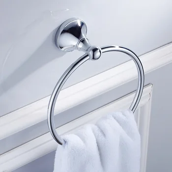 

A simple towel round towel ring with chrome plated copper