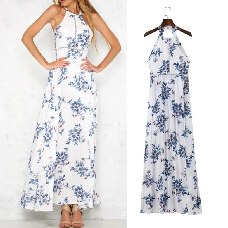 Free Shipping 2017 summer new fashion hanging neck big halter close