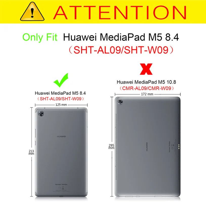 Тонкий чехол для huawei MediaPad M5 8,4 SHT-AL09 SHT-W09 8,4 дюймов планшет защитный чехол для huawei MediaPad M5 8,4 чехол