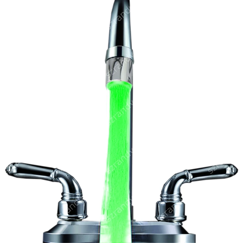 Single Green Color faucet led tap light (Aerator for faucet) with