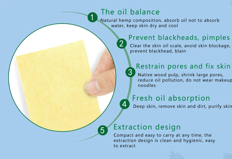 Масло ромашки абсорбирующая бумага натуральная древесная масса ароматный содержит богатую эссенцию эффективной адсорбции излишки масла