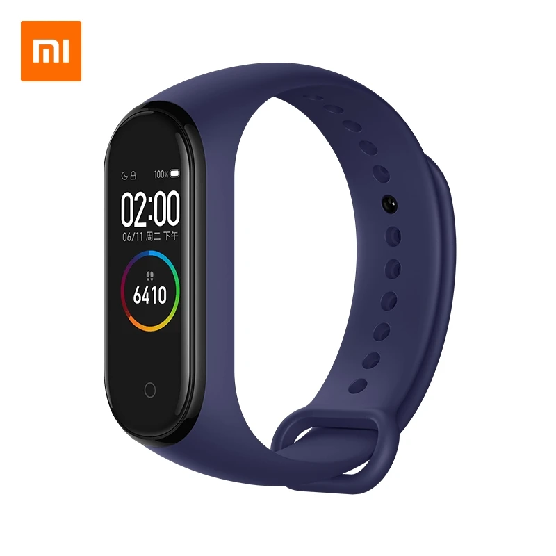 Xiaomi Mi Band 3 4 Wrist Strap Black Blue Orange Wine-red Special Edition Color Original Bracelet for Xiaomi Mi Smart Band 3/4