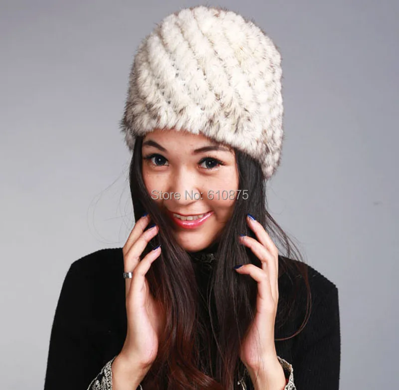 Женские зимние-й мех норки, большие размеры, защитные шапки для ушей, женские осенние плотные облегающие шапочки, теплые шапки с лисьим мехом