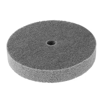 

150mm Dia 25mm Thick 180 Grit Fiber Wheel Polishing Buffing Disc