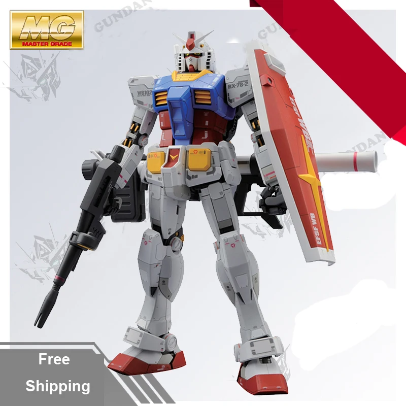 

In Boxed DABAN 6628 Gundam model MG 1/100 RX-78-2 Fighter Ver.3.0 Mobile Suit kids toys