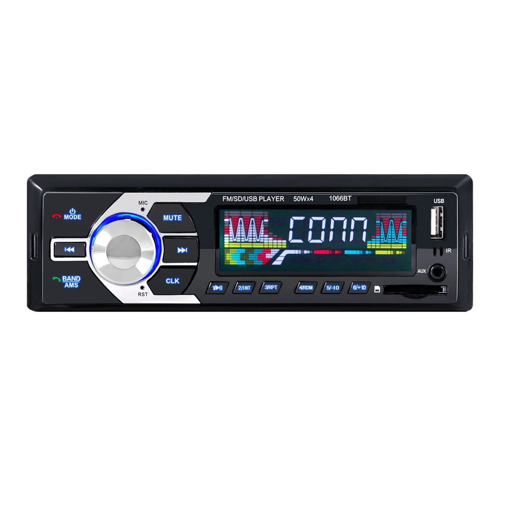 Автомобильный mp3 медиаплеер Ouchuangbo с поддержкой BT aux USB FM радио тюнер SD AUX без рук микрофоном мобильный телефон