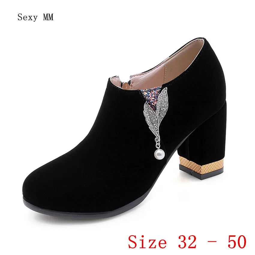 

Summer Women High Heel Shoes Ankle Boots Woman High Heels Short Boots Small Plus Size 32 33 -40 41 42 43 44 45 46 47 48 49 50
