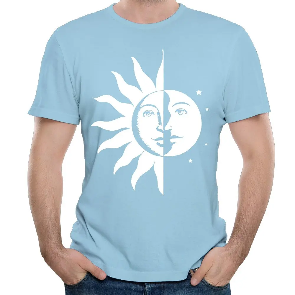 half Sun Moon and Stars 2017 design men's t shirt-in T ...