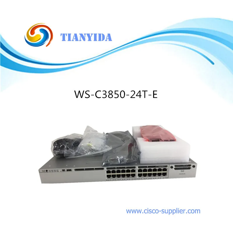 Ethernet коммутатор WS-C3850-24T-E 3850 24 порта Stackable Switch