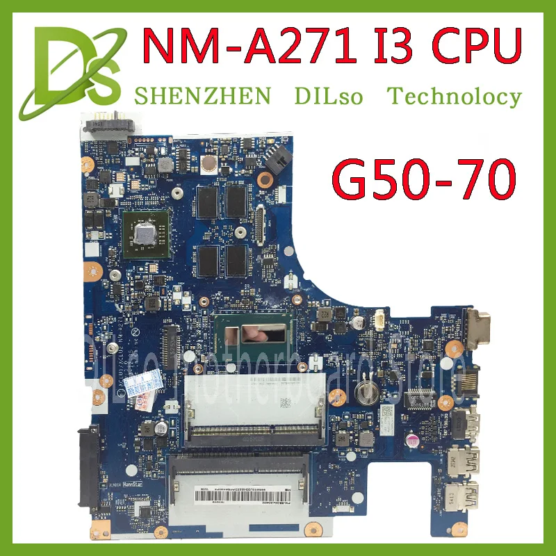 KEFU G50-70 для Lenovo Z50-70 i3 материнская плата ACLU1/ACLU2 NM-A271 Rev1.0 с видеокартой тест |